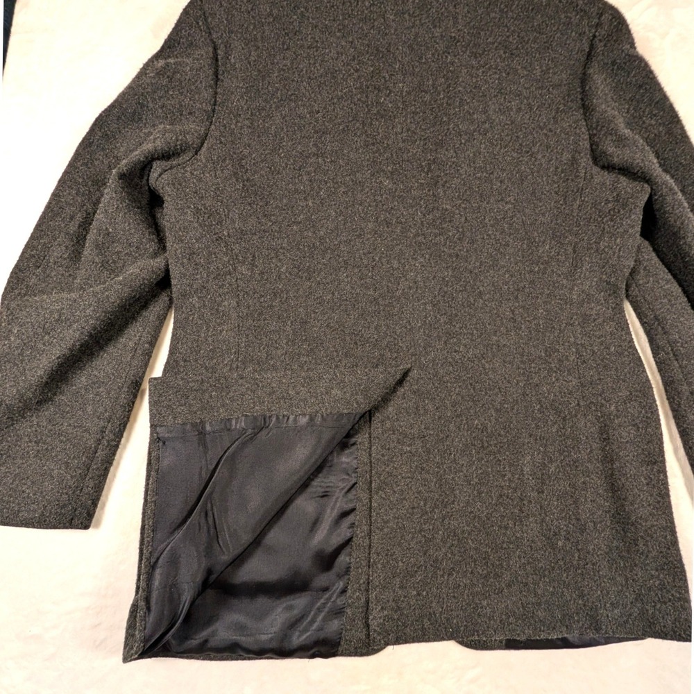 Vintage 100% Cashmere Hunter Haig Blazer Mens‎ Charcoal 2 Button Sport Coat 42R - Picture 5 of 13